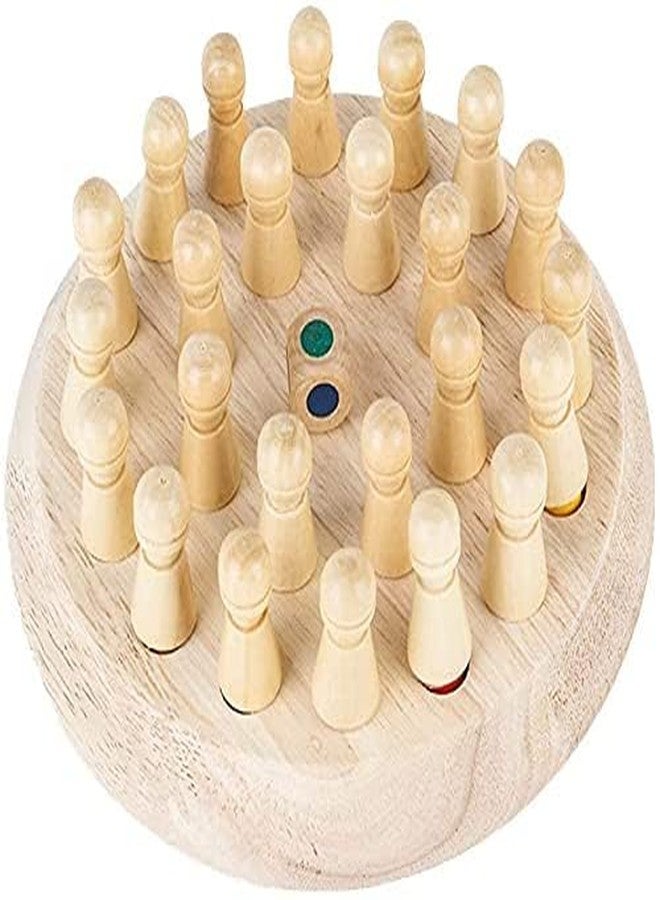 HARIRUP Wooden Memory Match Stick Chess Game, Colorful Memory Chess, Funny Block Board Game,Early Educational Toy, Brain Trainig Games - Image 2